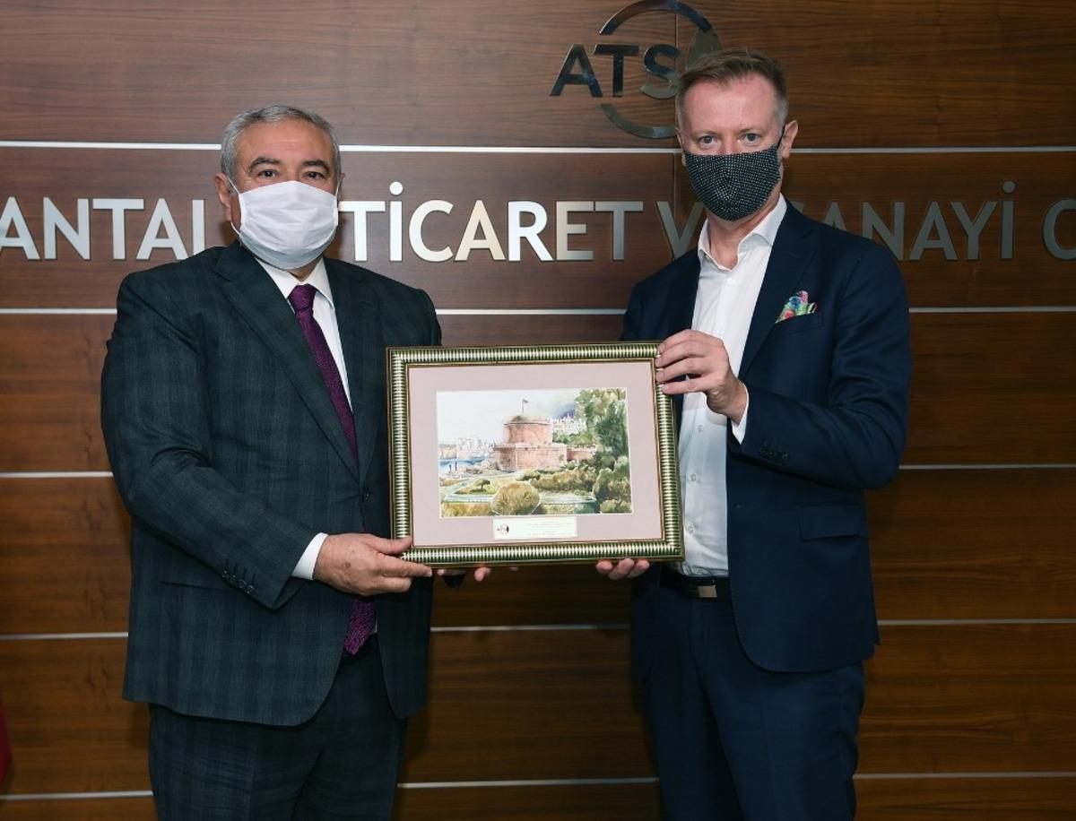 ATSO Başkanı &Ccedil;etin&rsquo;den Finli yatırımcılara Antalya daveti