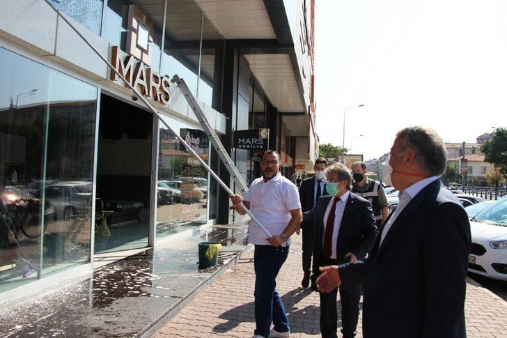 İl Sağlık Müdürü Benli ve İl Tarım ve Orman Müdürü Şahin’den Maske Denetimi G2