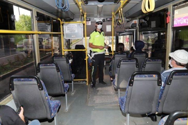 Trafik polislerinden korana virüs denetimi G3