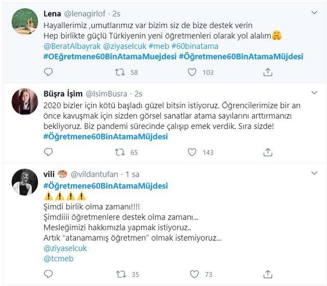 öğretmenlere 60 bin atama müjdesi