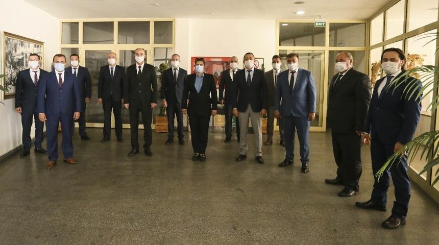 Şehir i&ccedil;i Motorlu Taşıtlar Kooperatifi&rsquo;nden Başkan &Ccedil;er&ccedil;ioğlu&rsquo;na ziyaret