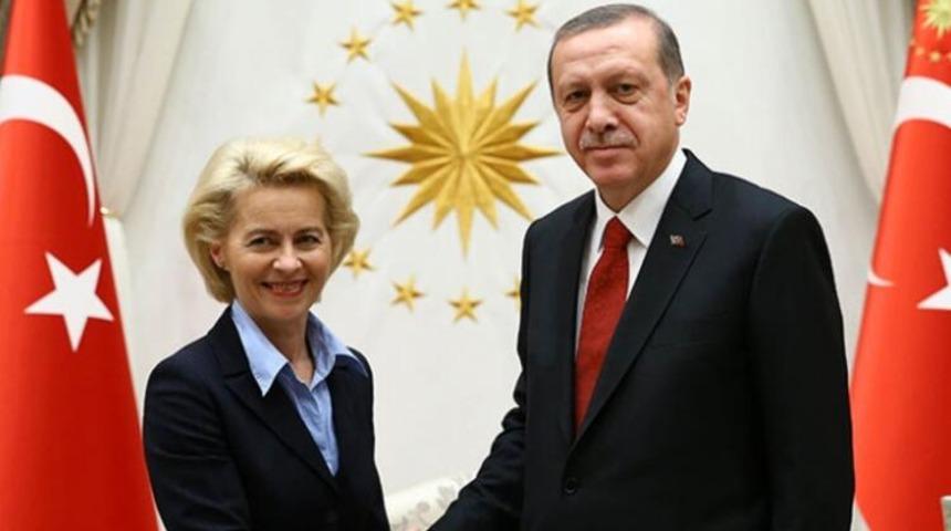 Son dakika: Cumhurbaşkanı Erdoğan, AB Komisyonu Başkanı Ursula Von der Leyen ile g&ouml;r&uuml;şt&uuml;