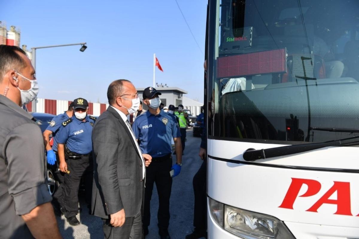 Denizli Valisi Ali Fuat Atik denetimlerine devam ediyor