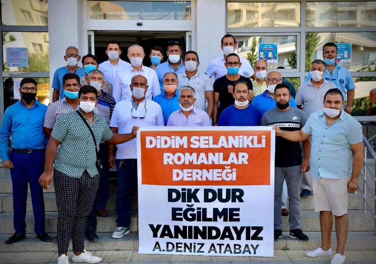 Selanikli romanlardan Başkan Atabay&rsquo;a destek