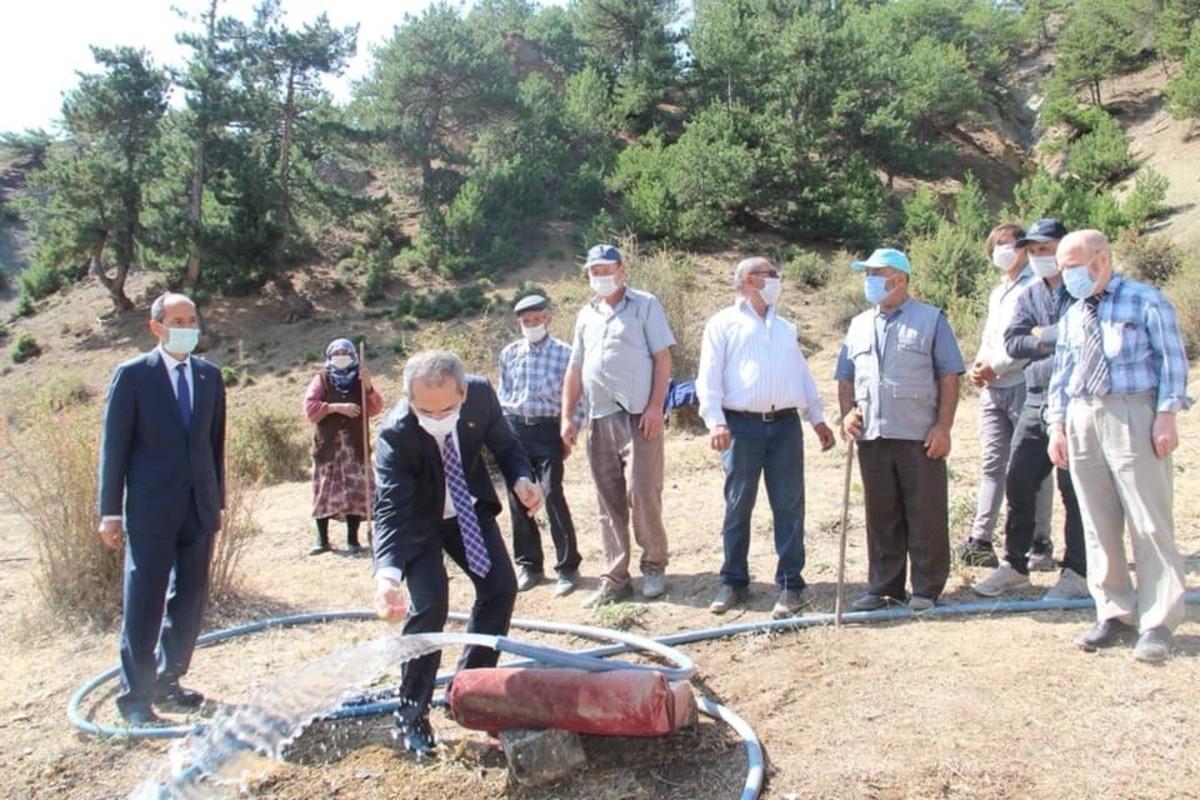 Tosya Akseki K&ouml;y&uuml;n&uuml;n su sorunu &ccedil;&ouml;z&uuml;l&uuml;yor