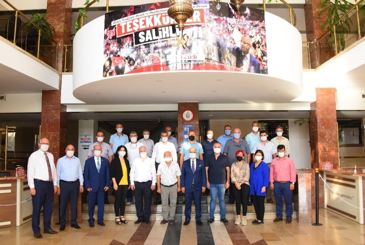 Başkan Kayda, MHP y&ouml;netimini ağırladı