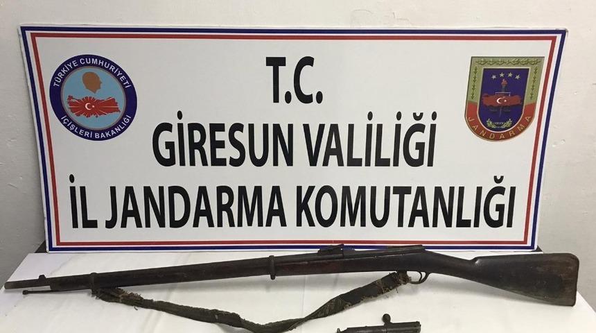 Giresun&rsquo;da piyade t&uuml;feği operasyonu