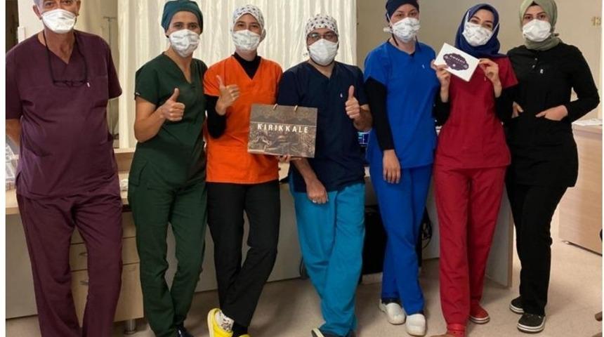 Başkan Saygılı’dan sağlık çalışanlarına ‘süt şekeri’