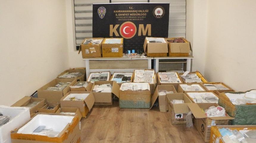 Kahramanmaraş&rsquo;ta 5 milyon liralık ka&ccedil;ak&ccedil;ılık operasyonu