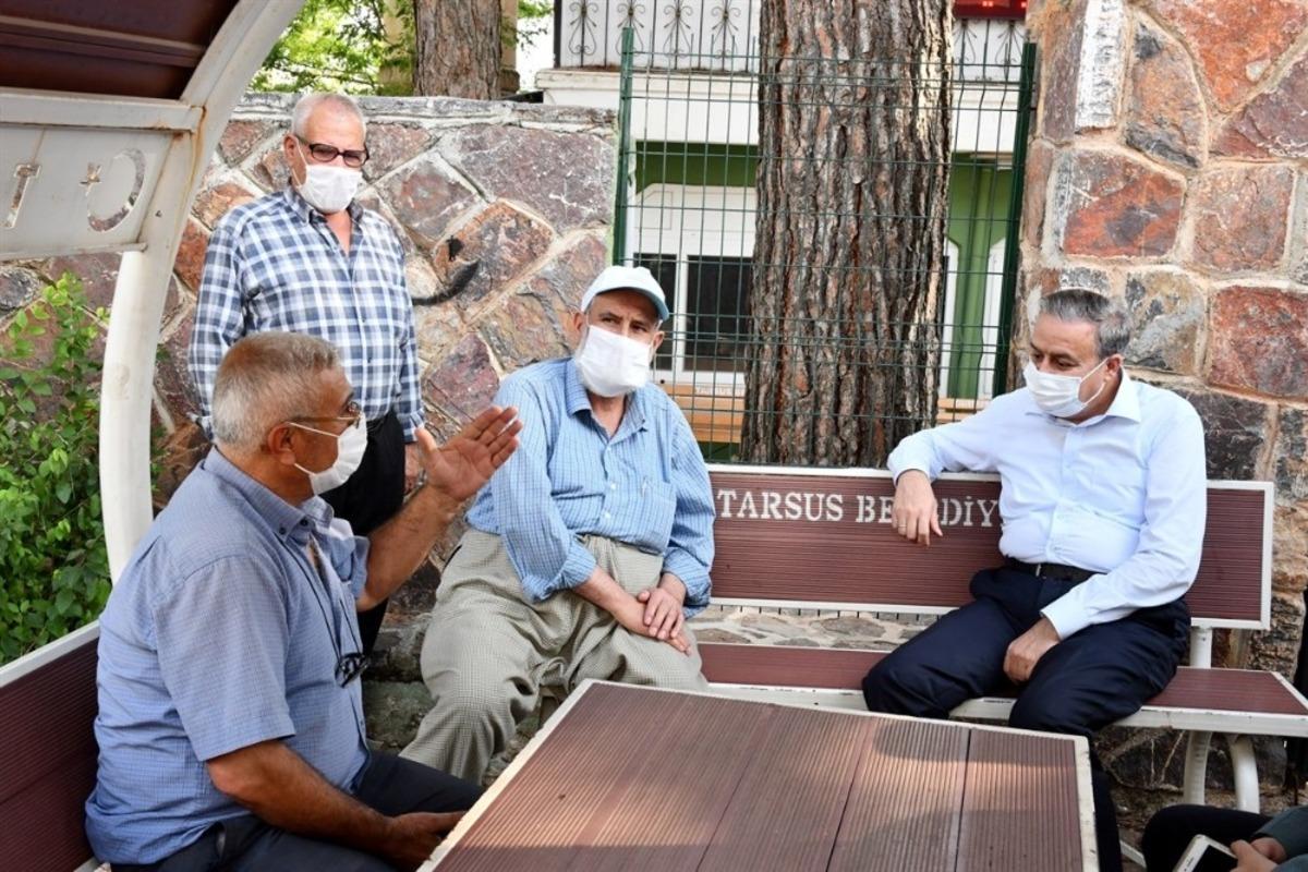 Vali Su, Tarsus&rsquo;ta vatandaşlarla bir araya geldi