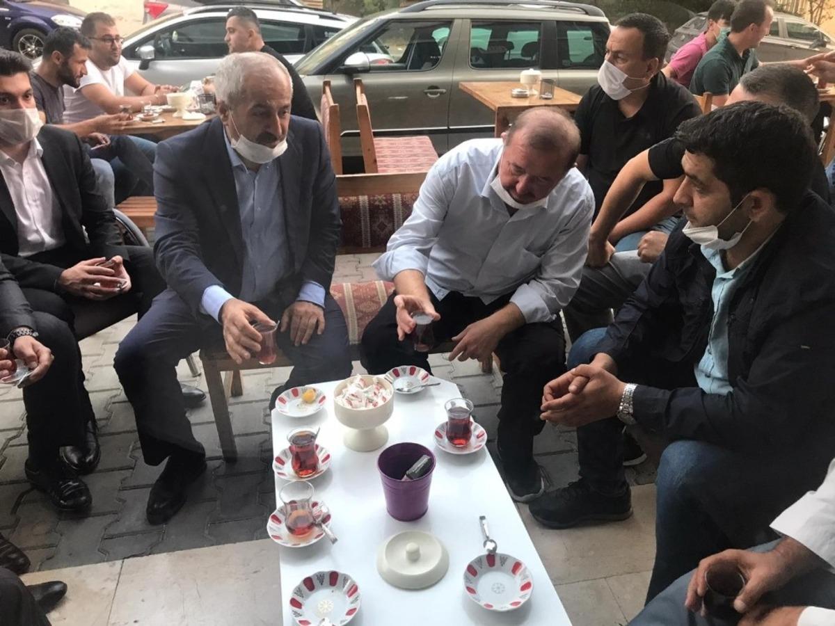 Başkan B&uuml;y&uuml;kg&ouml;z&rsquo;den esnaflarla &ccedil;ay sohbeti