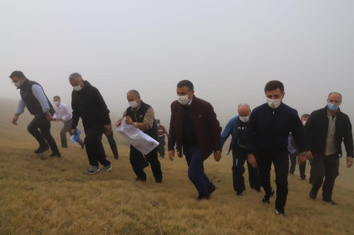Kış turizmi adaylarından Kard&uuml;z Yaylasında inceleme yapıldı