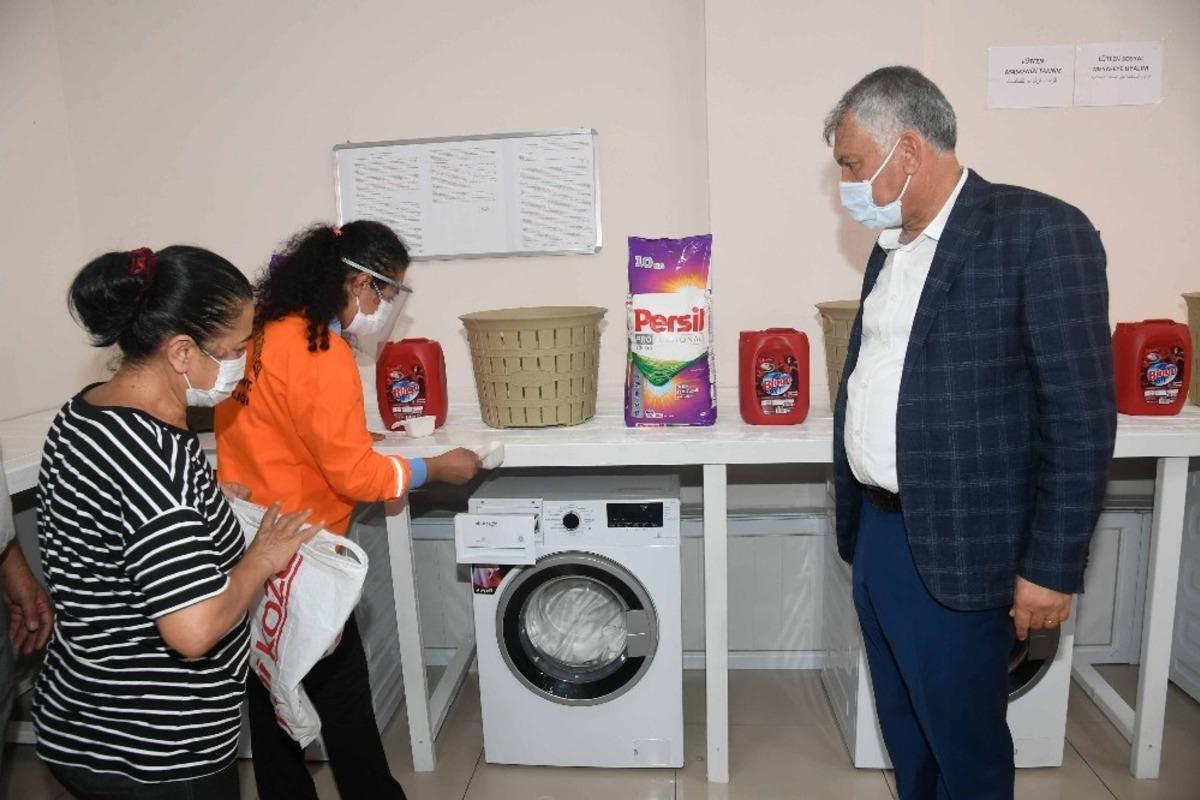 &Ccedil;amaşır yıkama merkezi a&ccedil;ıldı