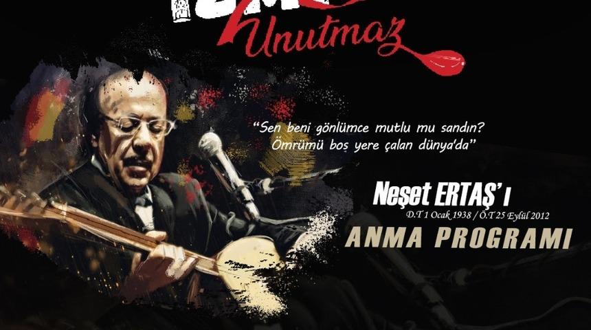 İzmit Belediyesi Neşet Ertaş&rsquo;ı t&uuml;rk&uuml;leriyle anacak