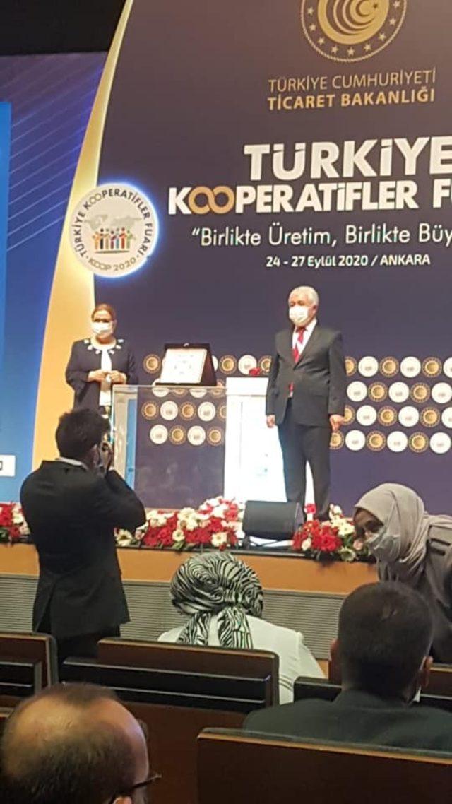 Tariş İncir Birliği’ne Ticaret Bakanlığı’ndan ‘başarı’ ödülü