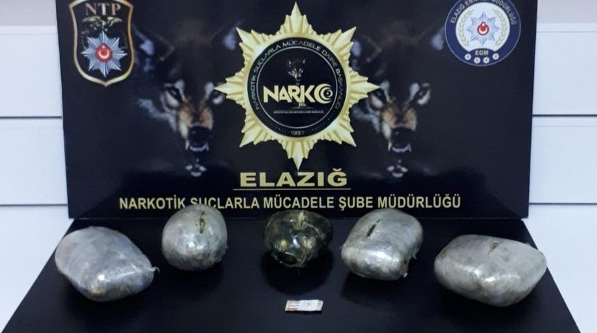 Elazığ’da uyuşturucu operasyonu: 3 tutuklama