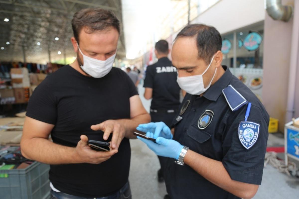 &Ccedil;ameli&rsquo;de pazarcılardan HES kodu alınmaya başladı