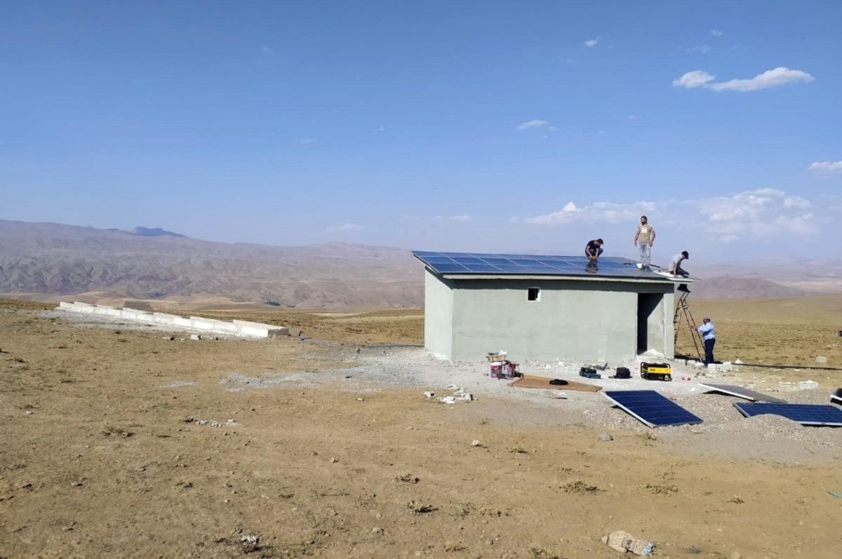 G&uuml;nbaşı&rsquo;nın g&uuml;neş enerji panelli sıvatları tamamladı