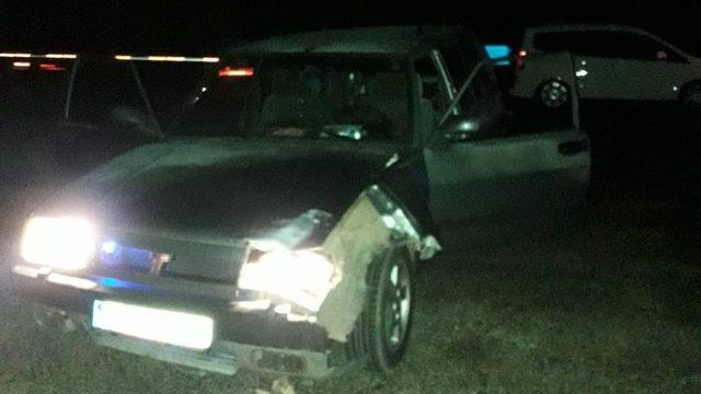 Otomobil ile motosiklet çarpıştı: 1 yaralı