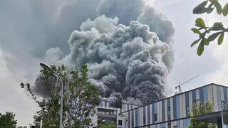 Huawei'nin Çin'deki laboratuvarında dev yangın!