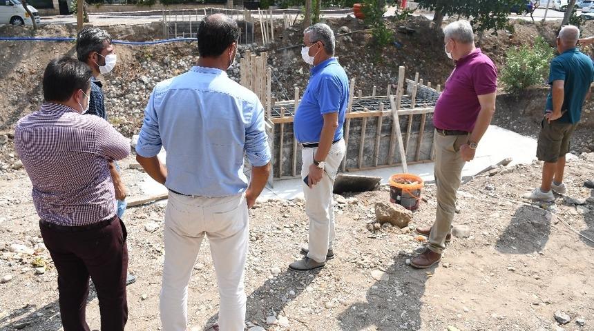 Başkan Topaloğlu, &ccedil;alışmaları denetledi