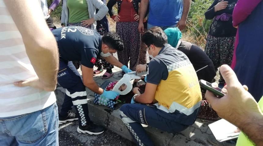 Otomobil yayaya &ccedil;arptı: 1 yaralı