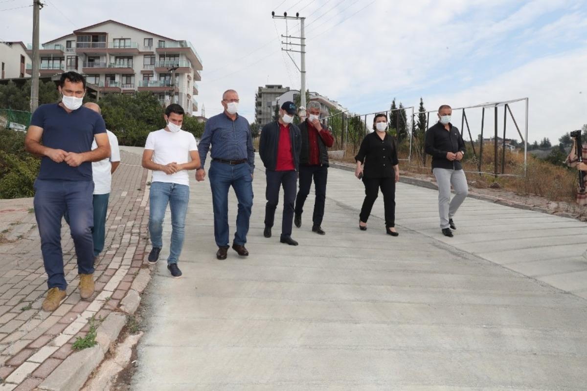 Serdar Mahallesi&rsquo;nin yolu 1 haftada tamamlanacak