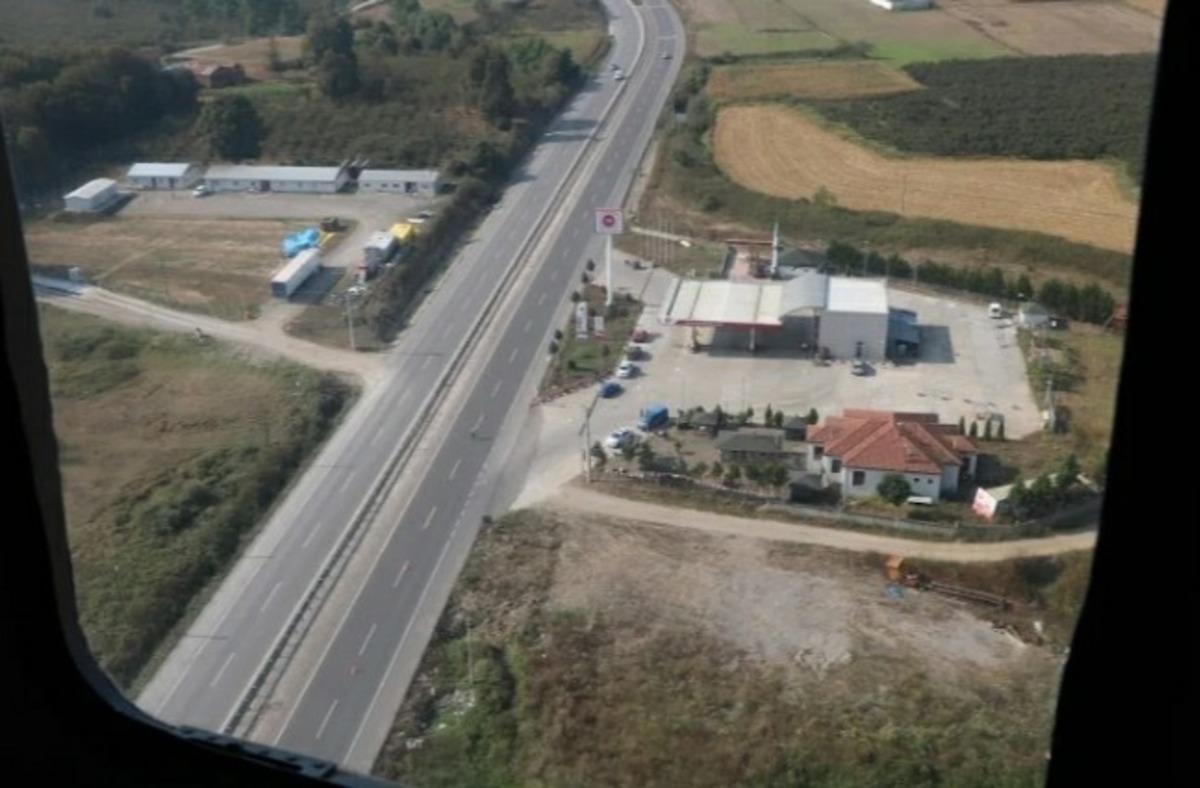 Jandarma ekipleri trafiği havadan ve karadan denetledi