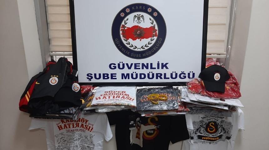 Kars’ta polis sahte marka satışına izin vermiyor