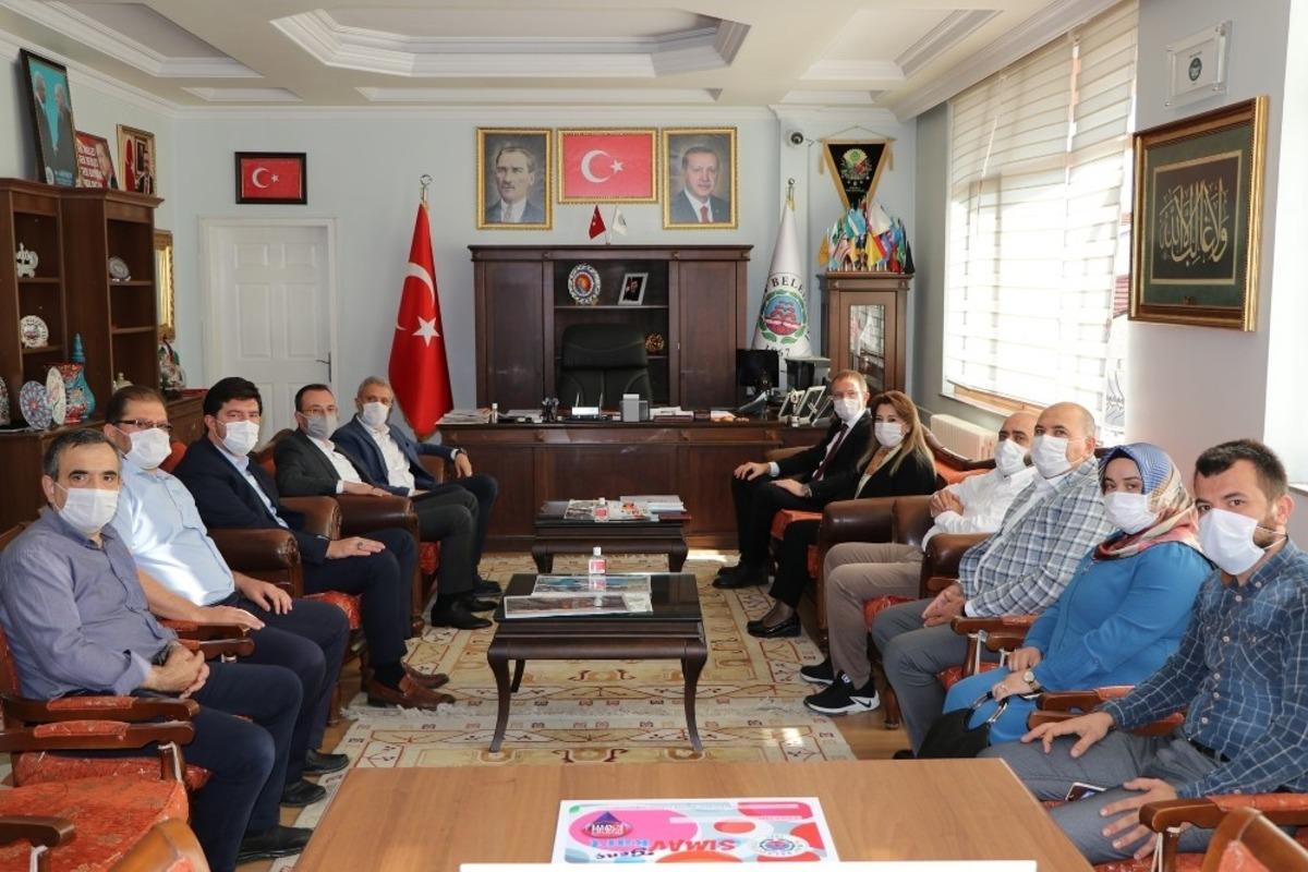 Başkan Sebahattin Ceyhun&rsquo;dan belediyelere ziyaret