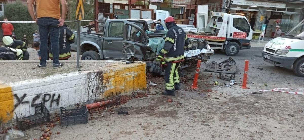 &Uuml;rettiği meyveyi satmaya giderken hayatını kaybetti