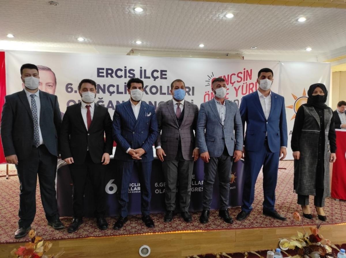 AK Parti Erciş 6. olağan gen&ccedil;lik kongresi yapıldı