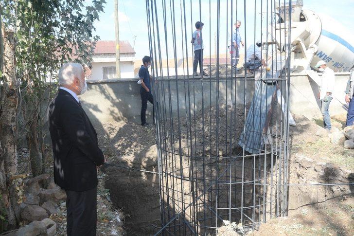 Ağılbaşı köyünde yapılacak olan caminin temeli atıldı G1