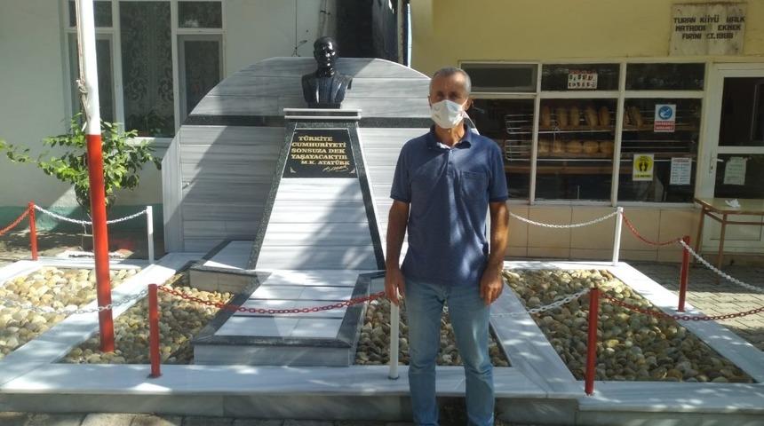 Erdek&rsquo;te Atat&uuml;rk Anıtı yenilendi