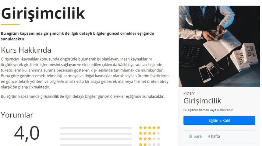 &Uuml;cretsiz online eğitimler s&uuml;r&uuml;yor