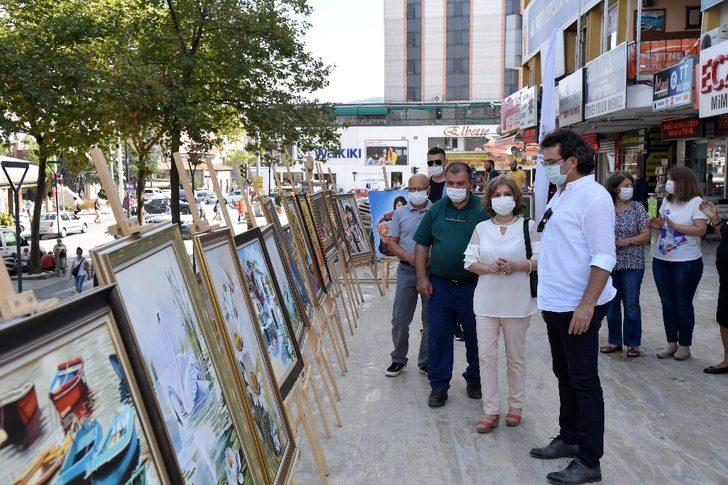 ISMEK kursiyerlerinden açık hava sergisi G2