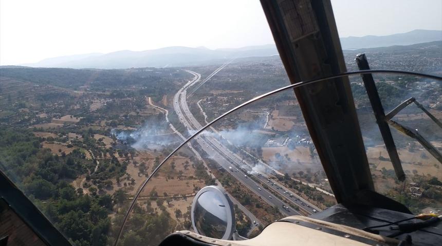 GÜNCELLEME- İzmir'de çıkan orman yangını kontrol altına alındı