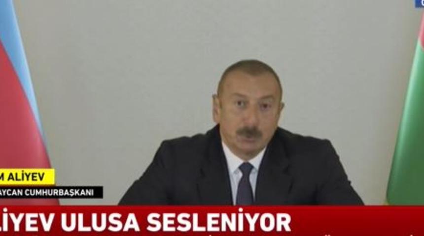 Ermenistan'ın saldırısı sonrası Azerbaycan Cumhurbaşkanı Aliyev'den ilk açıklama