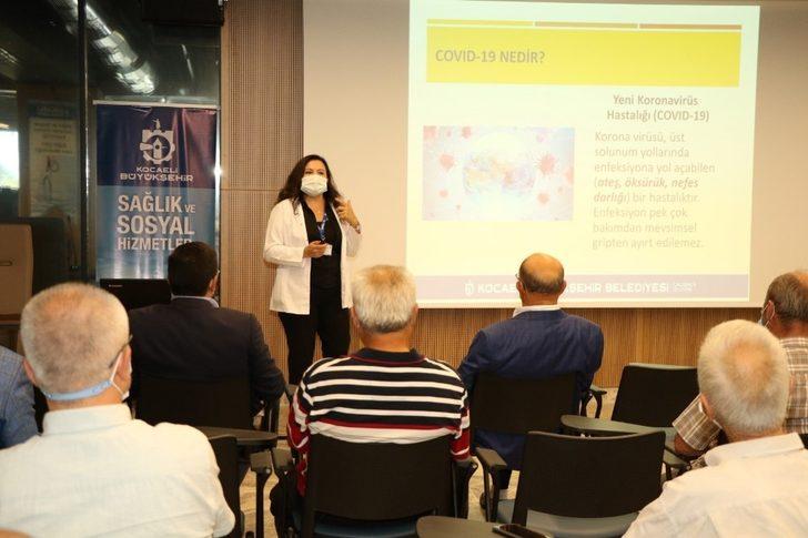 Ticari taksi sürücülerine Covid-19 eğitimi G1