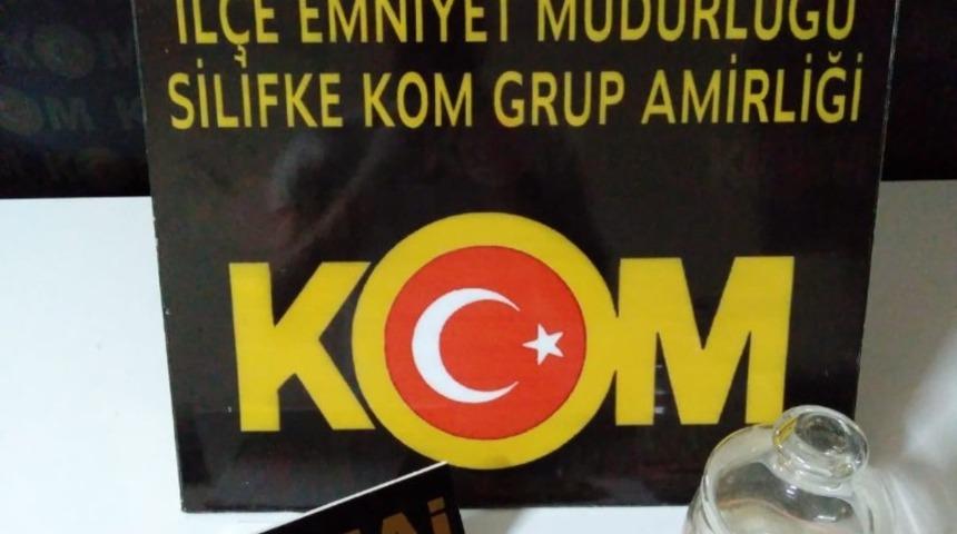 Silifke&rsquo;de uyuşturucu operasyonu