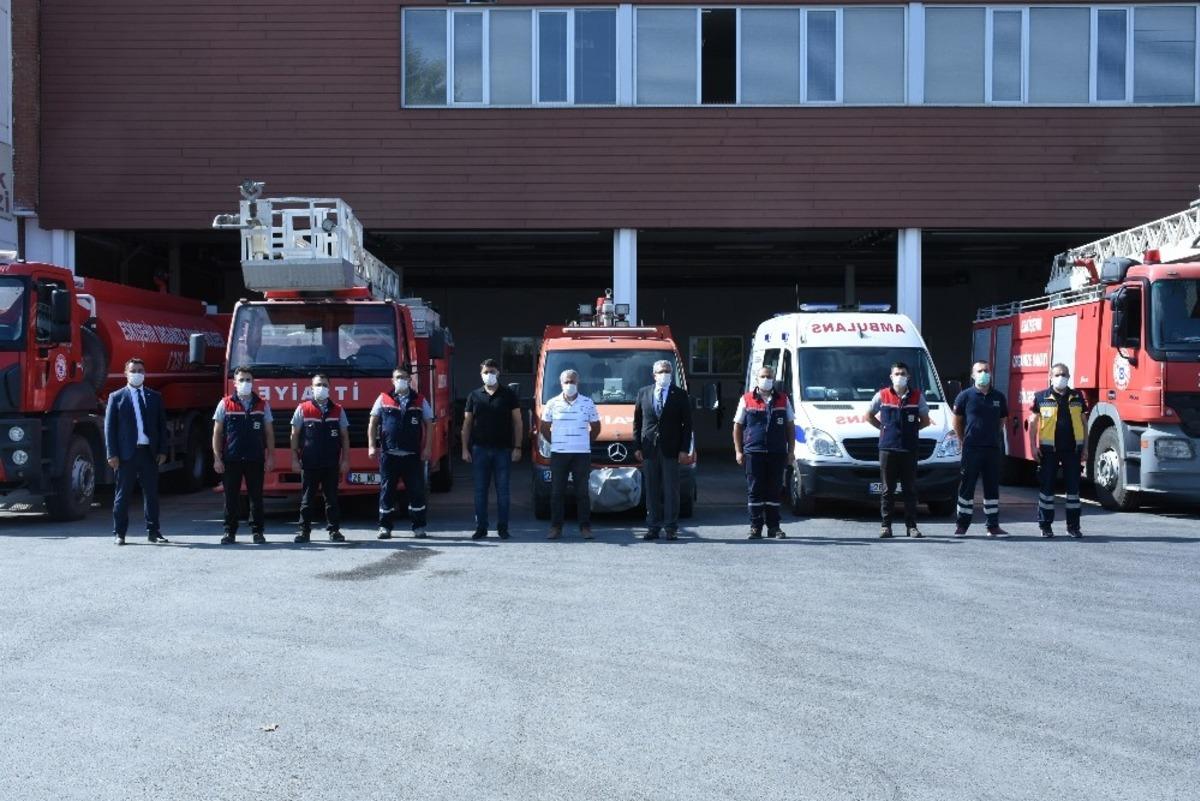 Eskişehir OSB Başkanı K&uuml;peli&rsquo;den EOSB İtfaiye birimine ziyaret