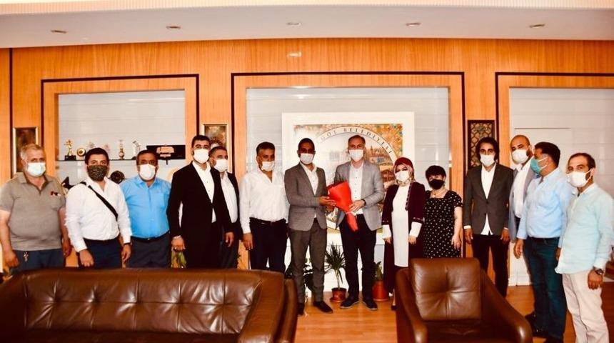 Milli Beka Hareketi’nden Başkan Taban’a ziyaret