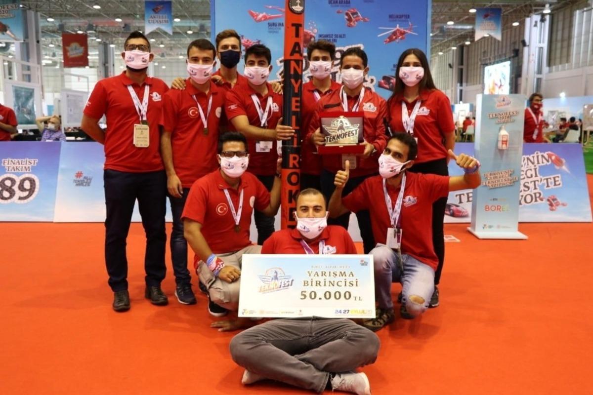 Tanyeli Roket Takımı TEKNOFEST 2020&rsquo;de T&uuml;rkiye birincisi