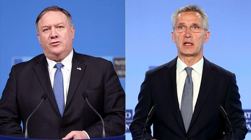 Pompeo ve Stoltenberg telefonda Doğu Akdeniz'i g&ouml;r&uuml;şt&uuml;