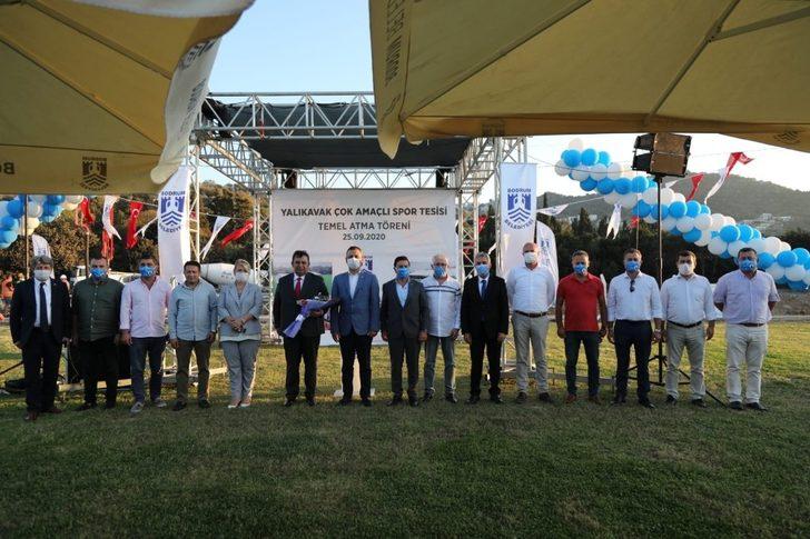 Yalıkavak Çok Amaçlı Spor Tesisi temel atma töreni düzenlendi G4