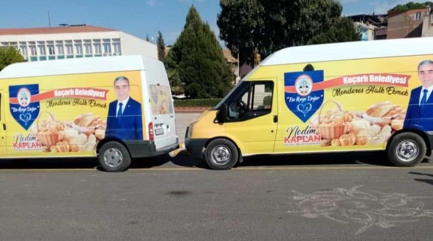 Ko&ccedil;arlı Menderes Halk Ekmek g&uuml;&ccedil;leniyor