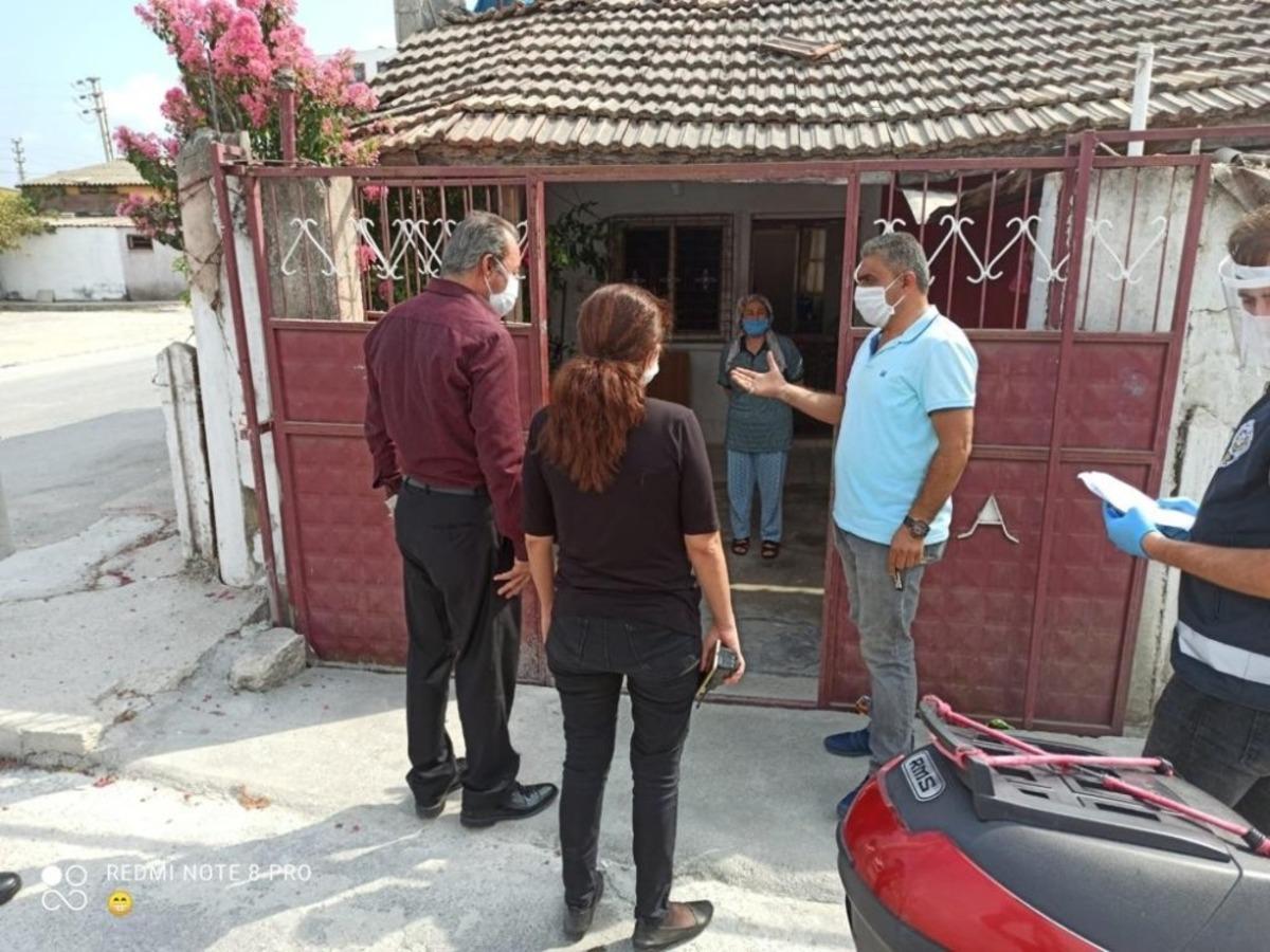 Denetime &ccedil;ıkan Kaymakam Otcu vatandaşları uyardı