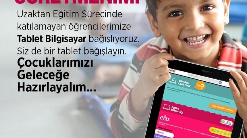 Samsun&rsquo;da "Eğitime Bir Tablet Katkın Olsun Projesi&rdquo; hayata ge&ccedil;irildi