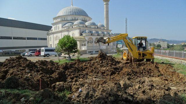 Trabzon Arsin OSB’de yer altı kablolu enerji nakli için ilk kazı çalışmaları başladı
