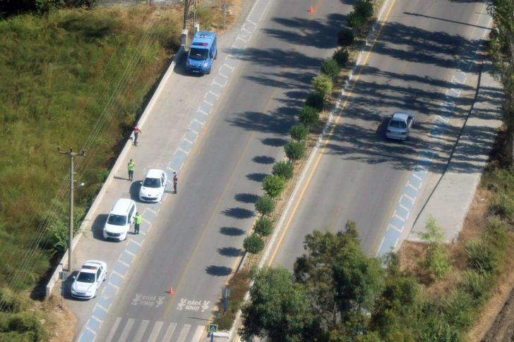 Jandarmadan helikopterli trafik denetimi G3